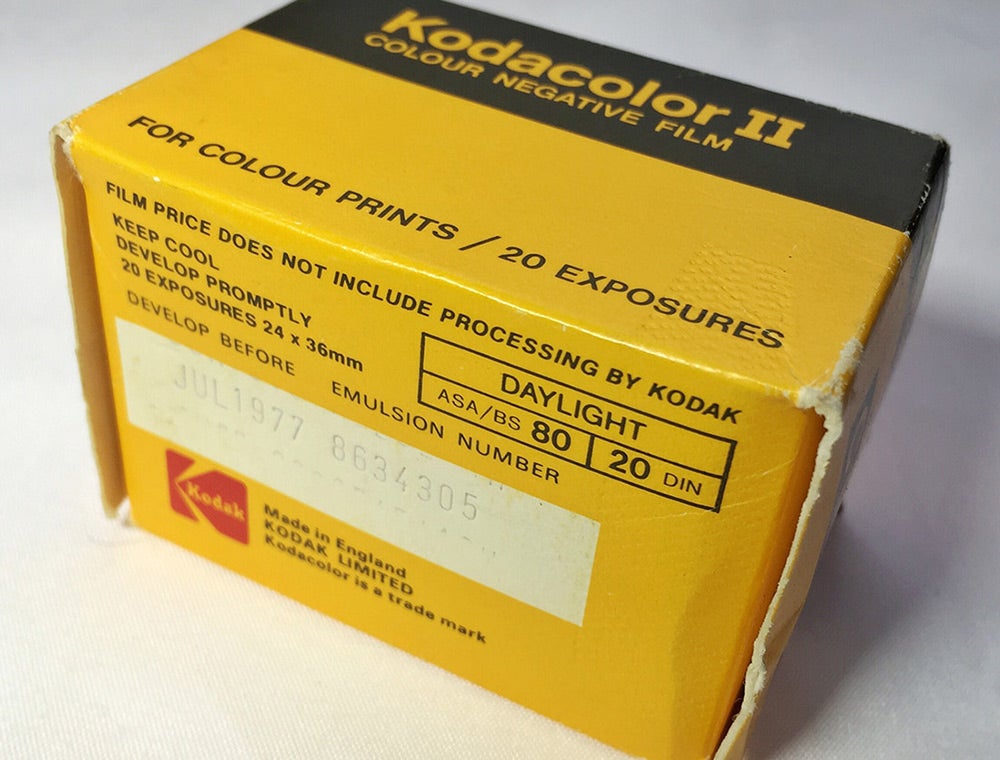 Kodacolor II, ASA 80, expired 7/1977