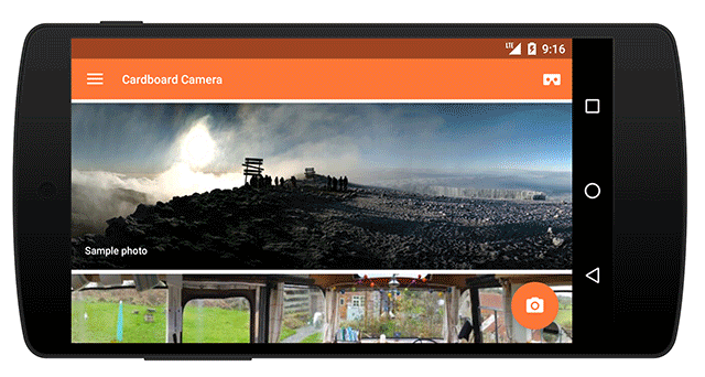 Google Cardboard Camera App for Android