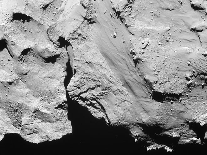 Philae spacecraft on comet