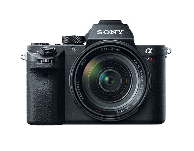 Front view of the Sony a7R II