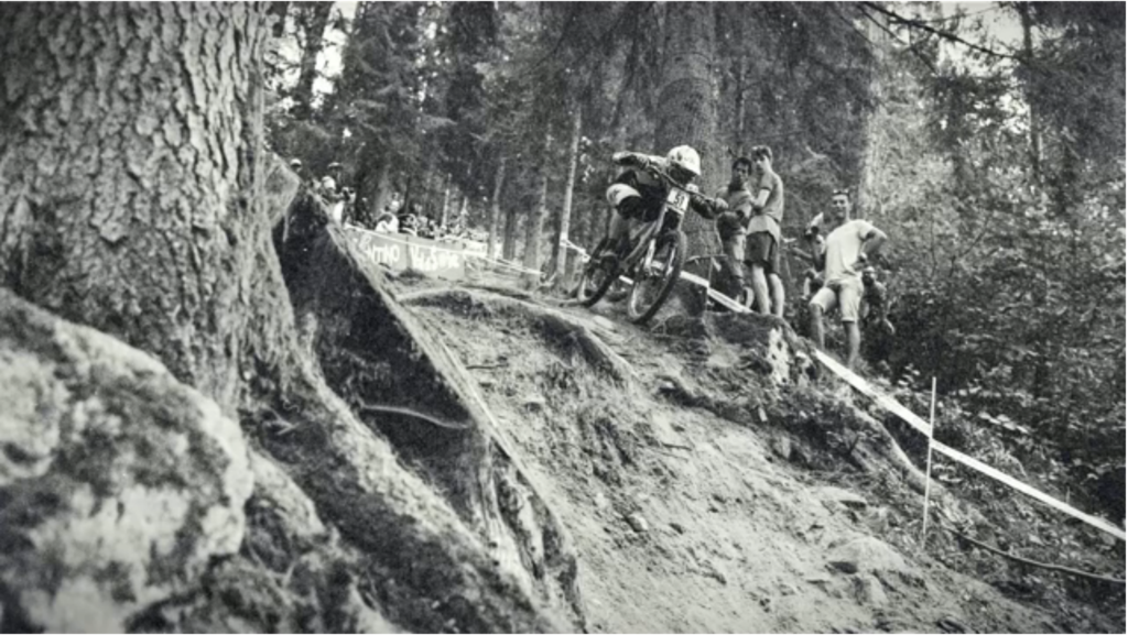 Shooting Mountain Bike Races With a Film Camera