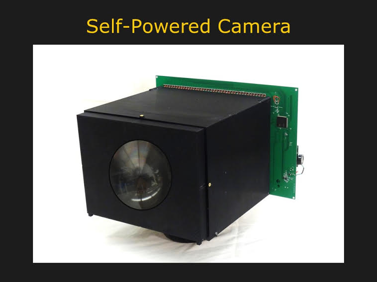 Light-powered camera