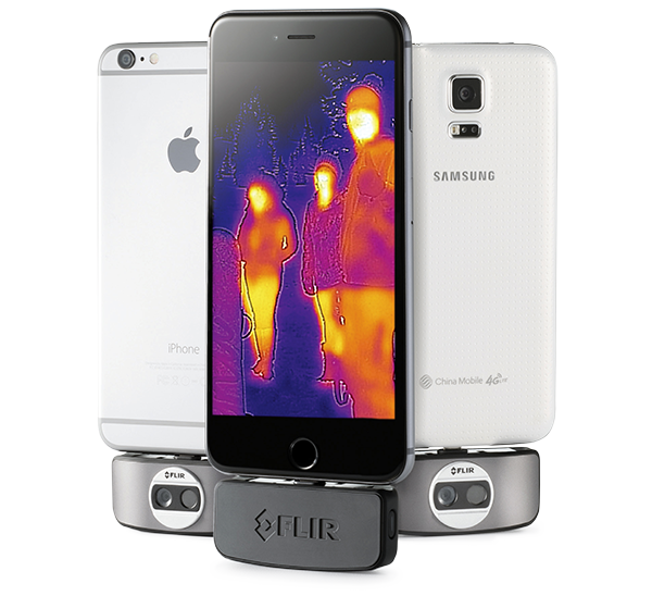 Flir thermal camera for iPhone used for ghost hunting