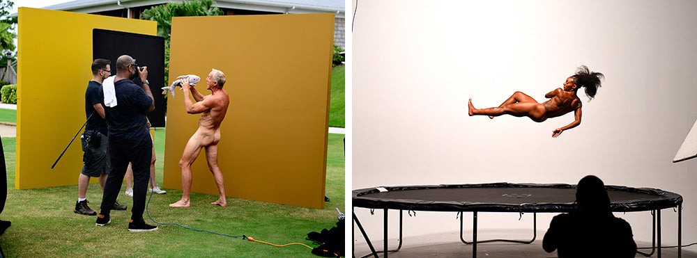 athletes posing naked for ESPN body issue