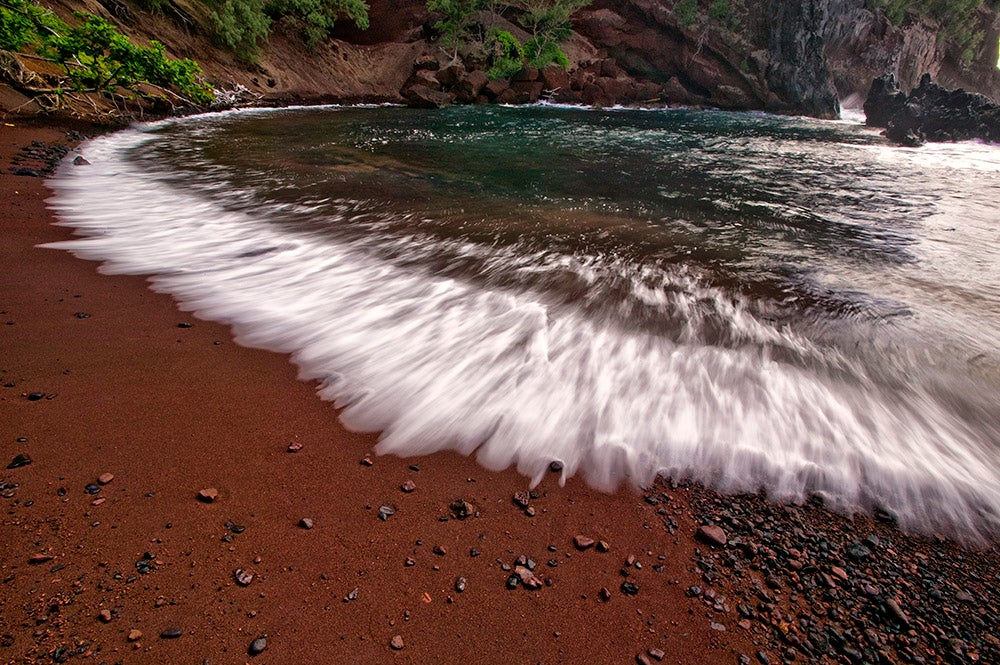 Red Sand Beach, Hana, Maui, Hawaii