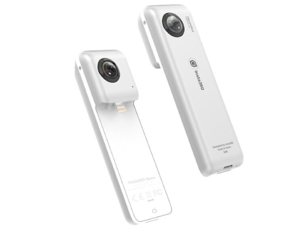 Insta360 Nano panoramic camera plugs into the iPhone