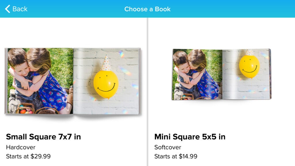 Blurb Photo Book Smartphone App