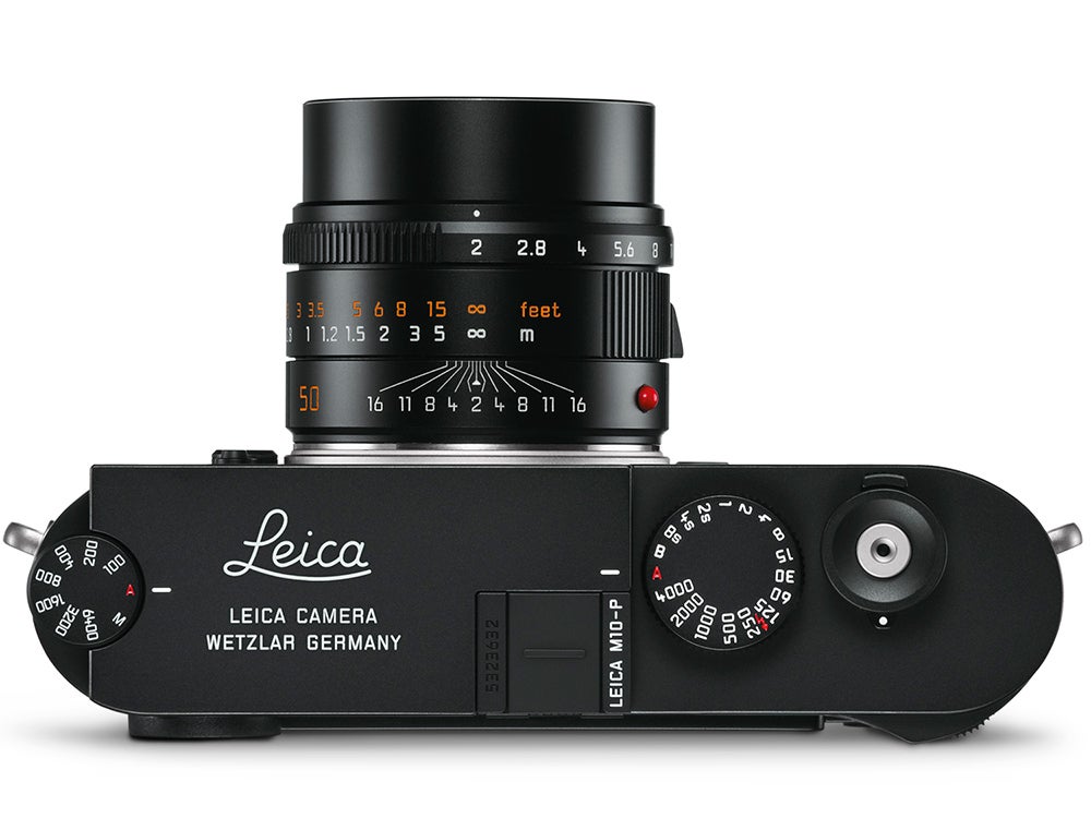 Leica M-10P Camera top