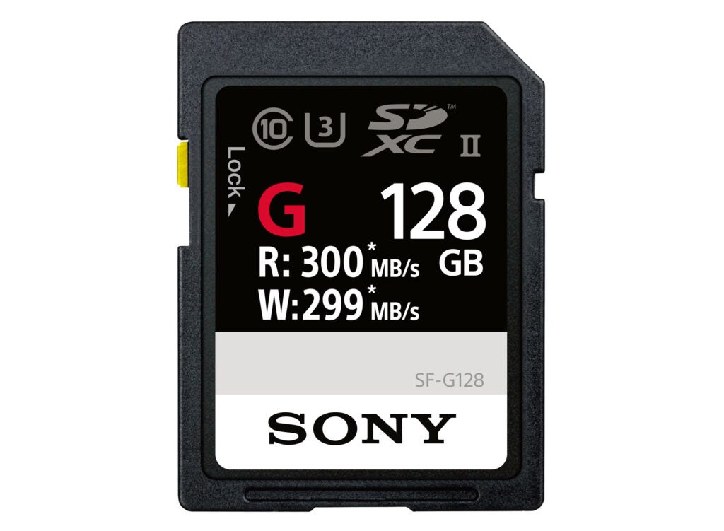 Sony SF-G Memory Cards World's Fastest
