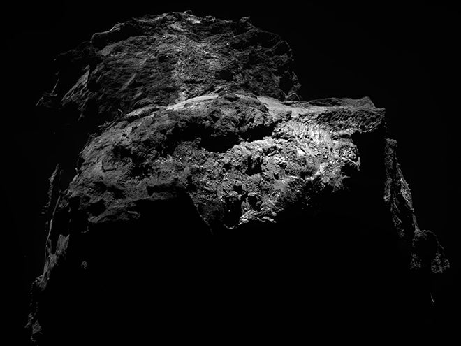 67P photographed 59.5 miles from the comet’s nucleus