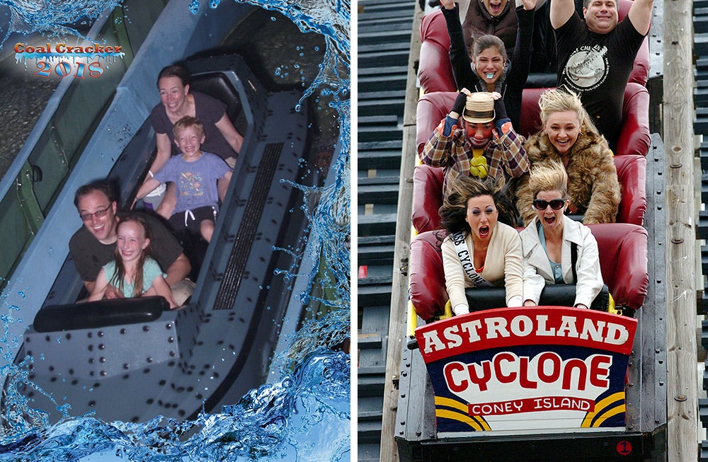 expression photography on thrill rides