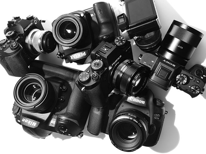 collection of cameras