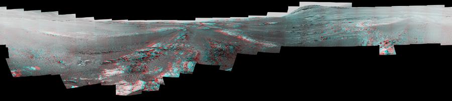 mars rover panorama 3D