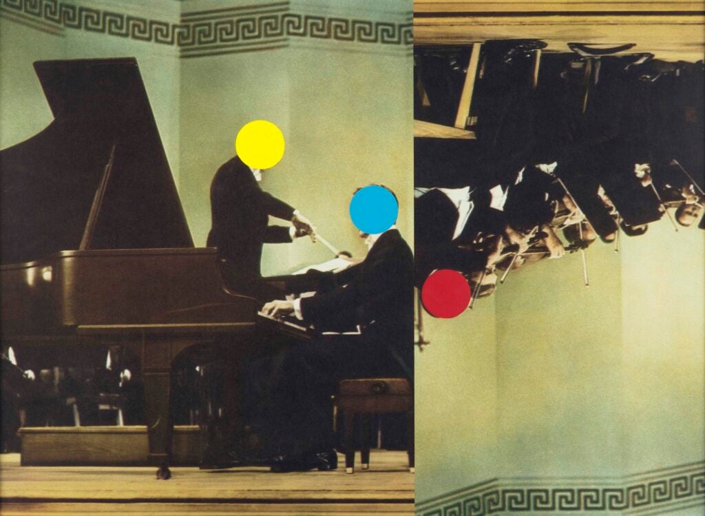 “Conductor/Pianist/Orchestra (Red/Yellow/Blue),” 1995/2007