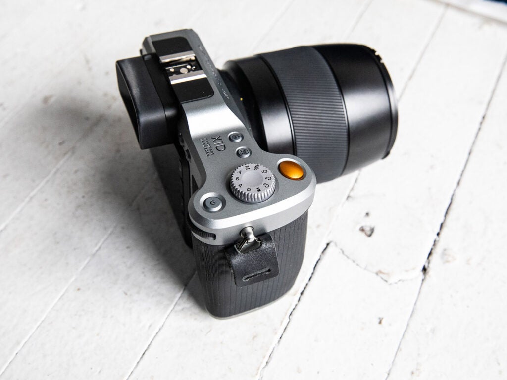 Hasselblad X1D Camera top side view