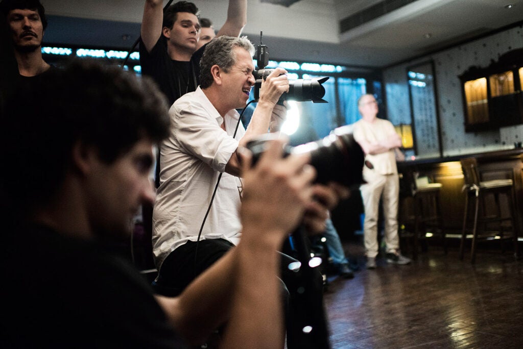 Behind the scenes with Mario Testino
