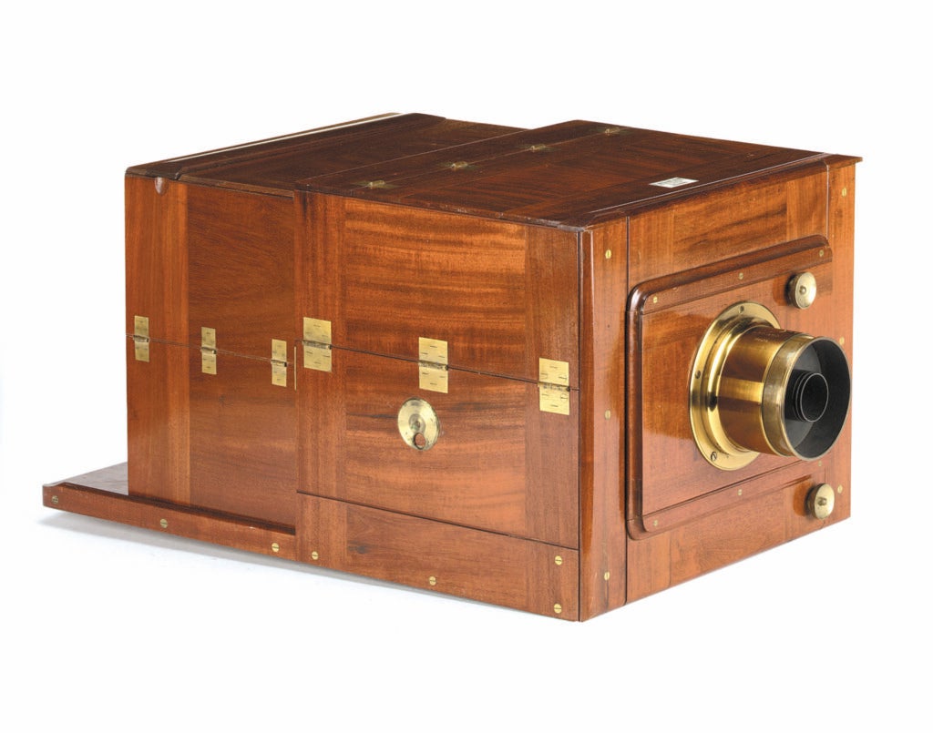 Ottewill’s double-folding camera open