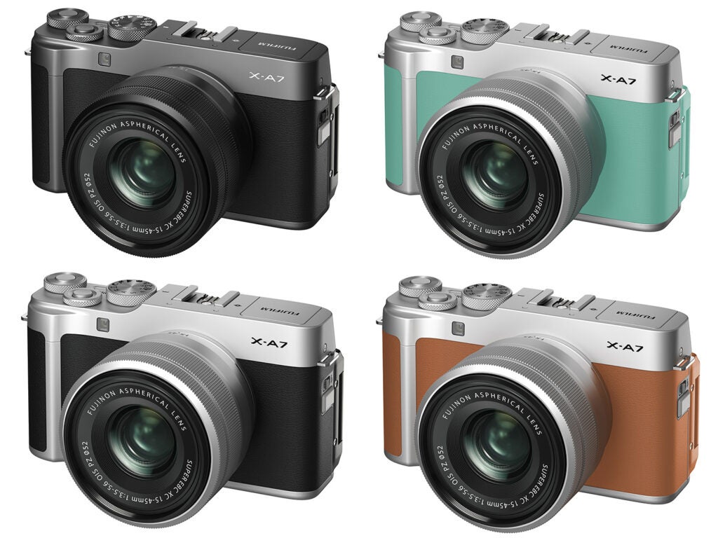 Fujifilm X-A7 color variations
