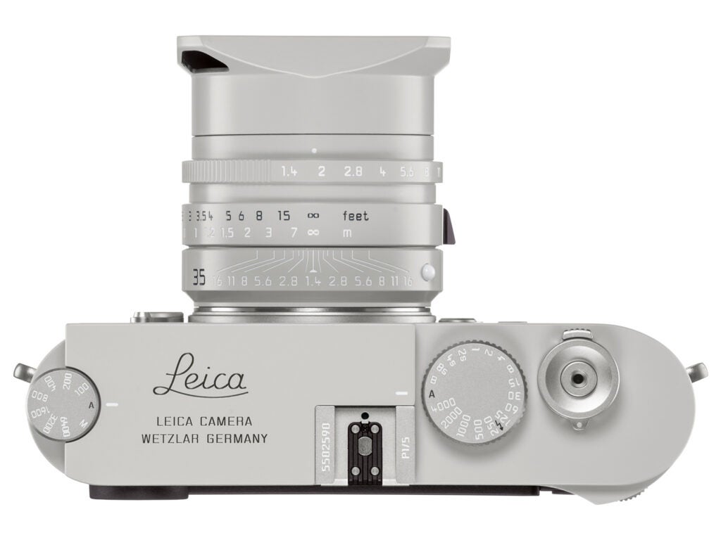 Leica M10-P Ghost Edition Top View