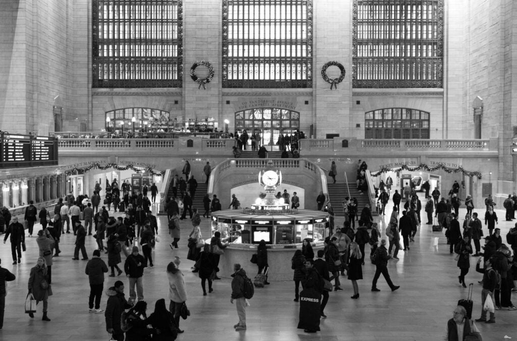 Grand Central Station right before rush hour