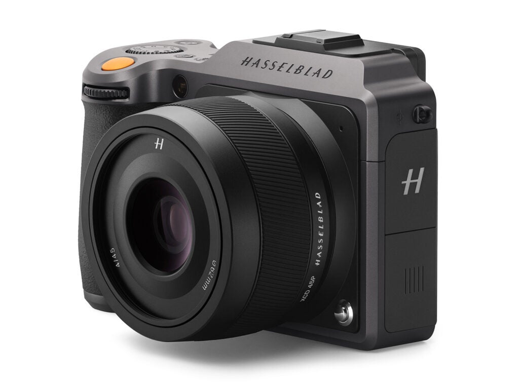 Hasselblad XCD 4/45P digital medium format lens on the X1D camera