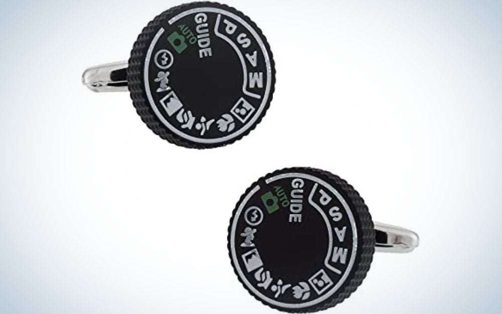 photo-themed cuff links as Father's Day gift ideas