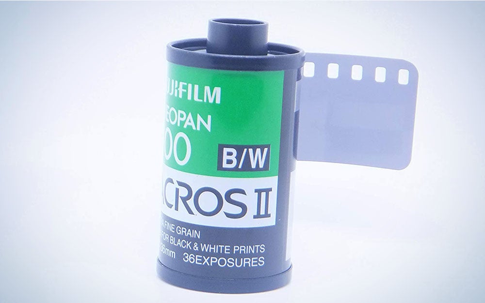 Roll of Fuji Neopan Acros 100 II black and white film