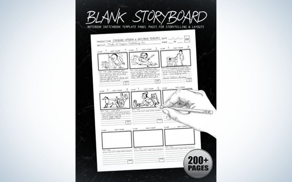 The Blank Storyboard Notebook is the best gift for planning your shoots.