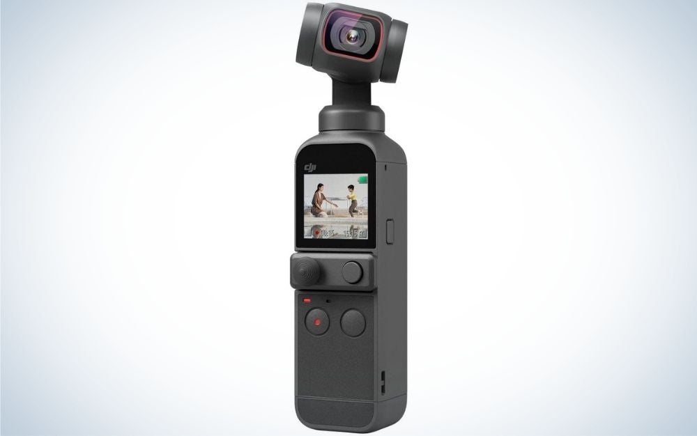 The DJI Pocket 2 handheld camera is the best gift for shooting on the move.