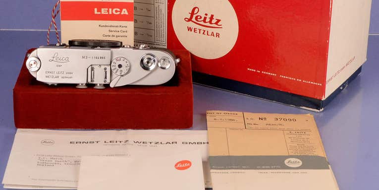 eBay Watch: The very last Leica M3 ever made is on sale for $550,000