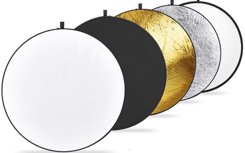 Collapsible Multi-Disc Light Reflector with Bag