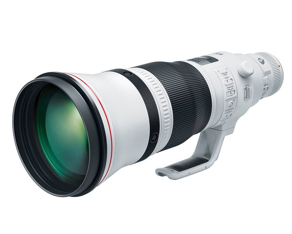 Canon EF600 4L camera lens
