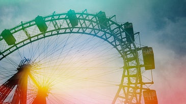 rainbow ferris wheel