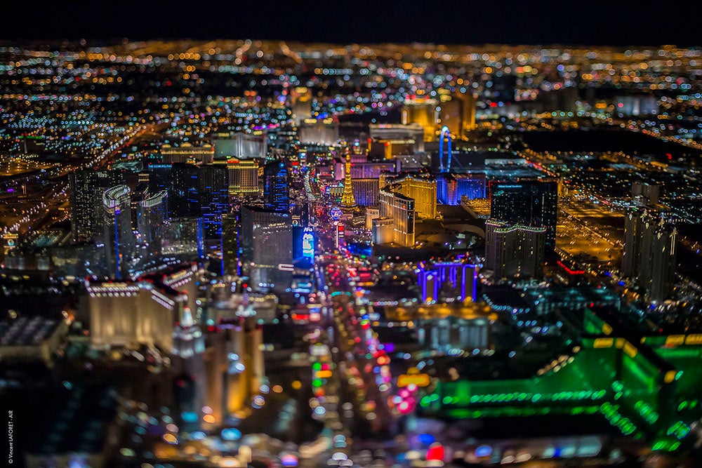 las vegas from above