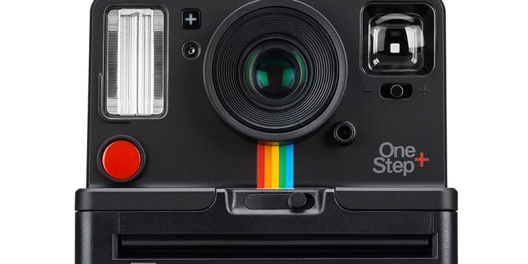 The Polaroid OneStep+ is an instant analog camera with bluetooth and a dedicated app