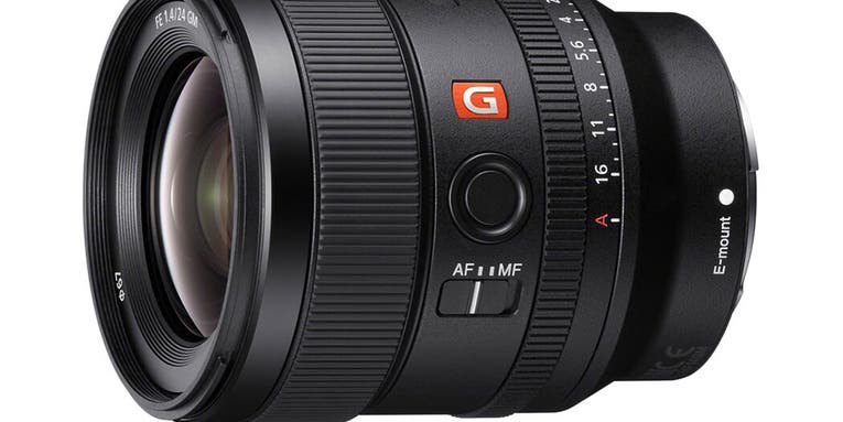Sony’s new 24mm F1.4 G Master Prime only weighs 15.7 ounces Sony’s new 24mm F1.4 G Master Prime only weighs 15.7 ounces
