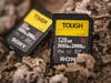 sony tough sd card in the dirt