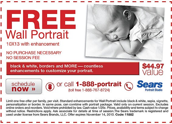 Sears and Wal-mart Shutting Down Portrait Studios