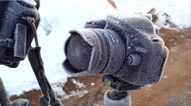 Frozen DSLR Rescue