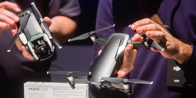 DJI’s Mavic Air Drone uses more than a dozen sensors to keep it from crashing