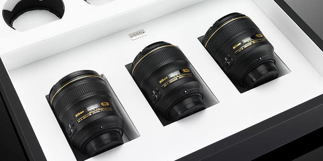 Nikon Offering Limited Edition f/1.4 Prime Lens Set at a Discount Price