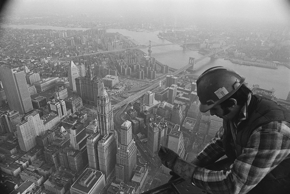 construction worker near world trade center