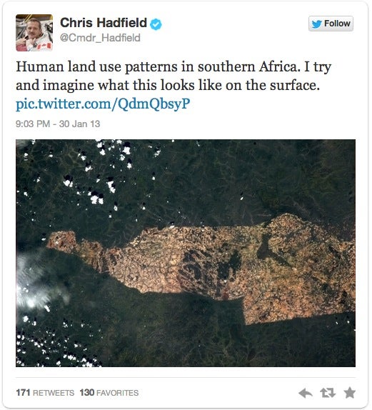 astronaut tweets