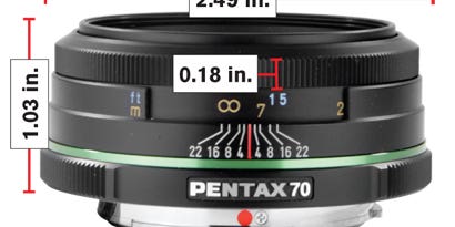 Lens Test: Pentax 70mm f/2.4 Limited
