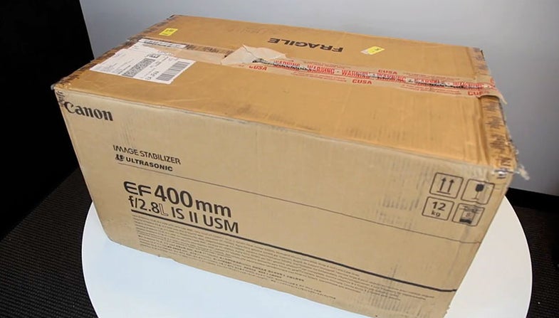 Canon 400mm Unboxing Main