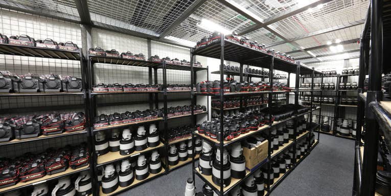Canon Shares Insane Picture of Its Camera Room for the Rio Olympics