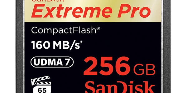New Gear: SanDisk Announces High-Speed, High-Capacity 256GB SanDisk Extreme Pro CompactFlash Card