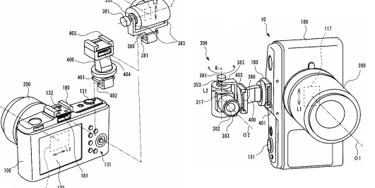 Olympus Patent Adds an Extra Lens to Your Hot Shoe for 3D Photography