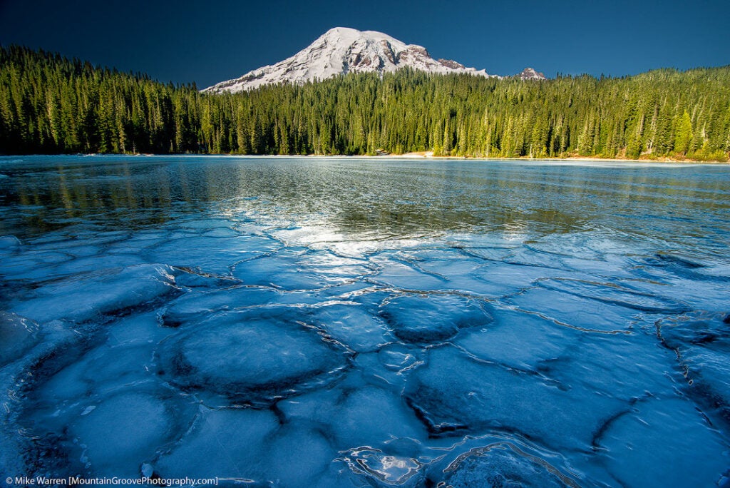Reflection Lakes Ice