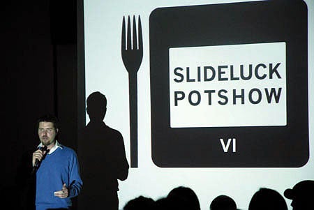 "Slideluck-Potshow-A-presenter-speaks-during-SLPS"